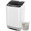 Nictemaw Portable Washing Machine 15.6Lbs Large Capacity 2.1 Cu.ft Laundry Machine with 10 Programs and 8 Water Levels Selections Compact Washer Machine for Apartment, Home, Dorms, Rv