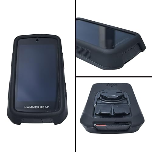 INNOSURE Silikon-Schutzhülle kompatibel mit Hammerhead Karoo 3 Fahrradcomputer - Maximaler Schutz, langlebig, rutschfest, stoßfest mit Anti-Staub/Statik-Beschichtung