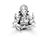 agathe création BA040618   Bague en argent 925 (poinçon) Ganseh. Faite main.