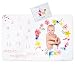 Baby Monthly Milestone Blanket - Super Soft Blanket for Photo Props with Infant Girl, Include Weeks Months and Years to Capture Growth Milestones, Great as Baby Shower Gift