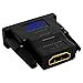 Jex Electronics Male DVI to Female HDMI Converter PC to TV/Projector Gold Plated (DVI-I Dual Link)