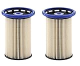 Pair Set of 2 Mann Fuel Filters for VW Touareg 11-16 Porsche Cayenne 13-15
