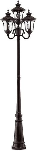 Miniatura 6 de Livex Lighting 7669-58 Oxford 4 Light Outdoor 4 Head Post, Imperial Bronze