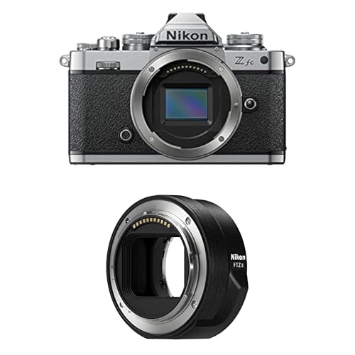 Nikon Z fc Spiegellose Kamera im DX-Format + NIKON FTZ II (Adapter für F-Mount Objektive auf Z-Mount Kameras)