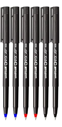 Bolígrafos Rollerball ONYX Micro 0.5mm multicolor 6 pzas