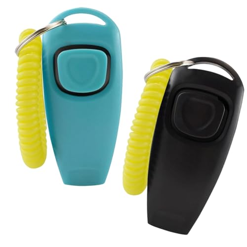 Kaelix 2-in-1 Dog Training Clicker and Whistle Set for Effective Recall, Obedience, and Behavior Training for All Dog Sizes