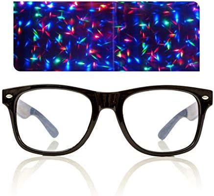 Premium Starburst Diffraction Glasses - Ideal for Raves, Festivals, and More