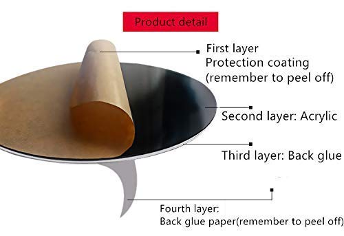 Kinbedy Acrylic 3D Tree Wall Stickers Wall Decal Easy To Install &Apply Diy Decor Sticker Home Art Decor. Tree With Silver Leave #TOP1