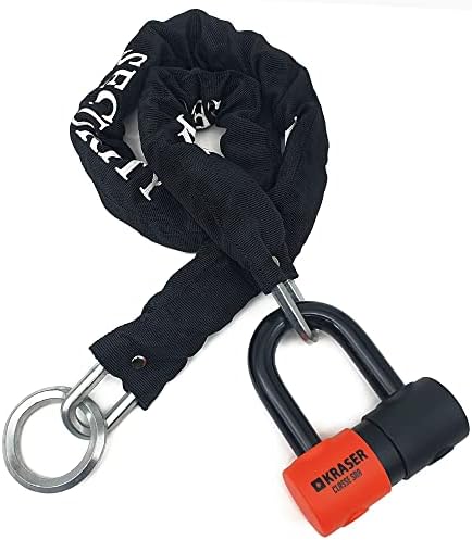 KRASER KR50+120L Antivol Moto Bloque Disque Homologué SRA | Robus...