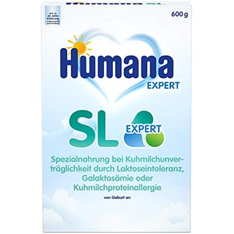 Humana SL Expert, Spezialnahrung bei Kuhmilchunverträglichkeit durch Laktoseintoleranz, 600 g Cover