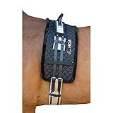 110 cm x 26 cm , schwarz HKM Gymnastic Longiergurtunterlage, Schwarz, 110cm x 26cm Größe