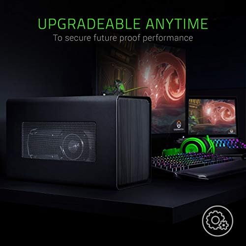 Razer Core X External Graphics Card Enclosure with Thunderbolt 3 Connection - Black