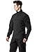 CQR Men's Combat Shirt Tactical 1/4 Zip Long Sleeve Military BDU Shirts Camo EDC Top with Pockets, Combat Shirts Black, Large