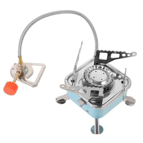 Milisten Estufa Camping Portátil Plegable Mini Cocina para Gas Exterior Resistente para Picnic Senderismo Acampada