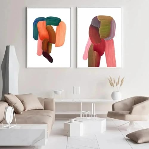 Images d'art mural XINBAO impressions sur toile colorée 50x70 cm décoration