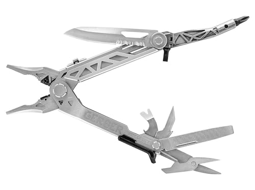 Gerber Multifunktionswerkzeug mit Leder-Scheide und Bit-Set, Center-Drive...