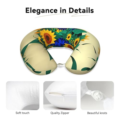Almohada de Espuma viscoelástica Semicircular para Viaje miniatura 4