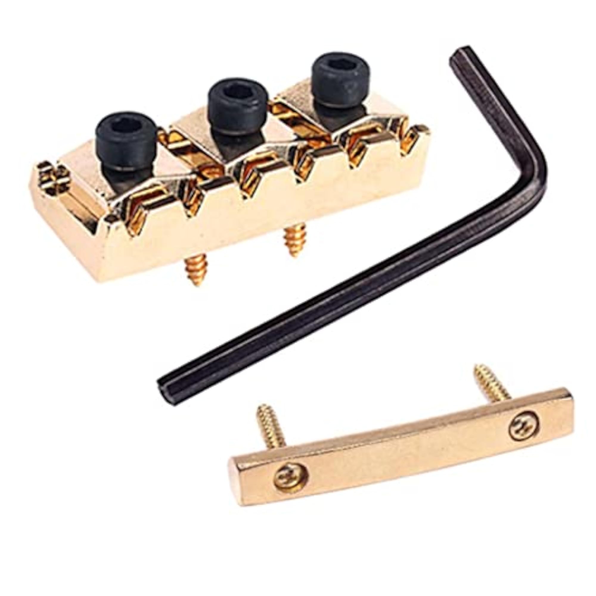 Electric Guitar String Retainer Bar with Locking Nut String Lock
