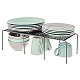 IDEALE MAßE: Das Nischenregal besteht aus je einem großen Regal: 35 cm x 23 x cm x 15 cm und einem kleinen Regal: 31 cm x 21,5 cm x 14 cm. Beide lassen sich zu einem ausziehbaren Regal verbinden.