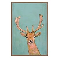 SIGNWIN Framed Canvas Wall Art Animal Painting Canvas Prints Home Artwork Decoration for Living Room,Bedroom - 16