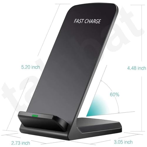 Image of Talabat 15W Fast Wireless Charging stand |Compatible with Samsang Galaxy Note 9 /s9 /plus /note 8 /s8, and iPhon 13 /13Mini /13Pro /13Pro Max /12 /12Mini /12pro /12Po Max /11 /