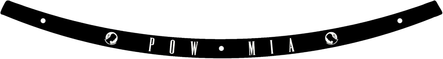 POW/MIA Windshield Trim Compatible with Harley Davidson 2014-2023 Harley Davidson Ultra Limited Street Glide Electra Glide Tri Glide. Thin Seamless Design