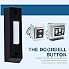 Wall Ounted Doorbell Switches With Screws Round Doorbell Push Button