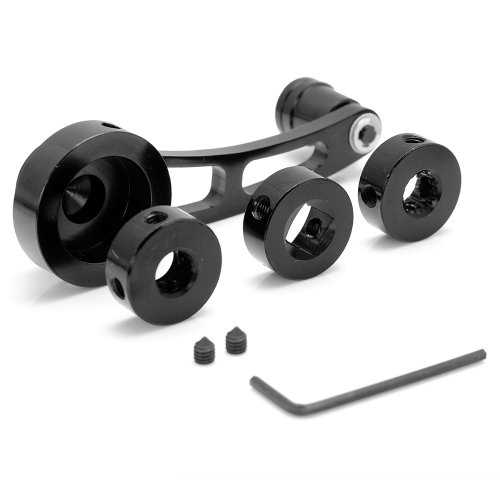 Astra Depot 4X Black Billet Car Pickup Truck Manual Door Crank Handle Window Winders Set 10Mm Round Square With 16 Splines #TOP7