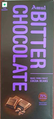 Image of Amul Bitter Chocolate 150 Gm 75% Pack Of 2