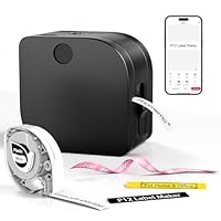 Phomemo P12 Etikettendrucker : Bluetooth Beschriftungsgerät Selbstklebend für Küche, Gewürzgläser, Vorratsdosen, Kleidung, Wasserfest, Haushaltsorganisation, Geschenk für Hausfrauen & Eltern