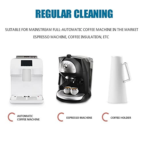 Wash Warrior 18 Tablets(5G/Tabs) Espresso Machine Cleaning Tablet Works On Breville And All Brands Of Espresso Machines, Coffee Maker&Coffee Pot Cleaner And Descaler, Non-Toxic Biodegradable #TOP4