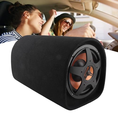 Qiilu Auto-Subwoofer 12V 600W Bass-Lautsprecher Großer Verbrauch Audio-Modifikation-Sound-Verstärker