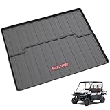 SUNPIE Bed Liner Cover Compatible with Kawasaki Mule PRO-FXT 2020-2026, TPE All Weather Protector Rear Cargo Box Mat for 3 to 6 Passenger, Trimmable, Raised Edge SXS UTV Cargo Mats