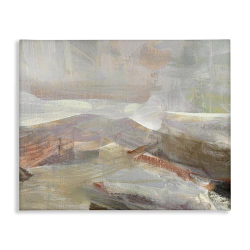 Layered Abstract Brushstroke, 16 x 20 Inch Canvas Wall Art