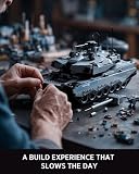 Nifeliz Wojskowy zestaw modeli czołgów Abrams-X, nowoczesny zestaw do budowy i kolekcjonowania czołgów dla dorosłych, model ekspozycyjny dla entuzjastów wojskowości (2136 szt., NF10300)