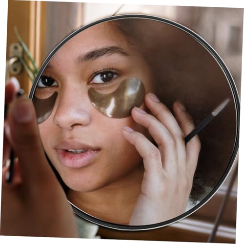 Miroir grossissant de maquillage 30x acrylique argenté facile à installer - 8