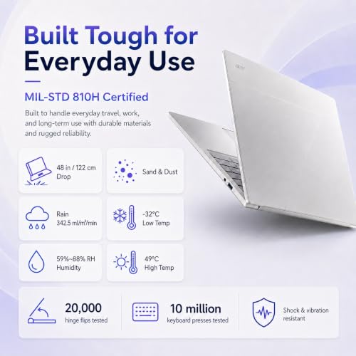 Image of Acer Swift Go 16 AI Copilot+Laptop, 16'' WUXGA OLED Touchscreen, 32 GB RAM
