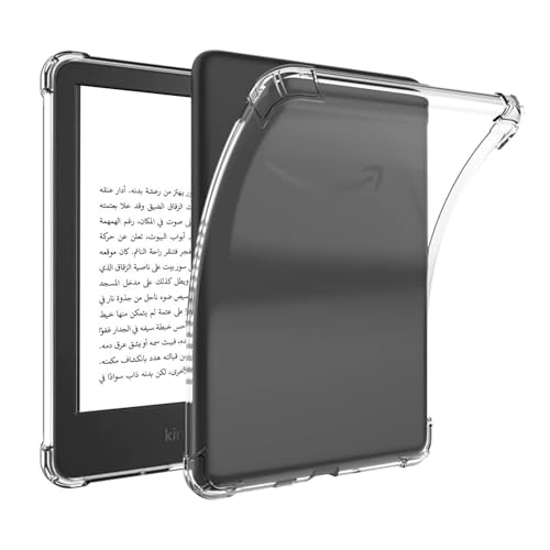T Tersely Crystal Clear Case Cover for All-New Kindle 11th Generation 2024/2022 Release 6 inch Shockproof Thin Silicone Case (Transparent)