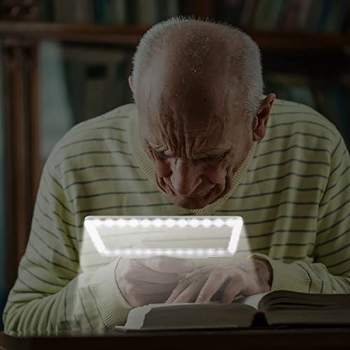 4X Magnifying Glass With 36 Adjustable Led Lights Provide Full-Page Viewing Area Evenly Lit Perfect For Low Vision Person And Seniors #TOP7
