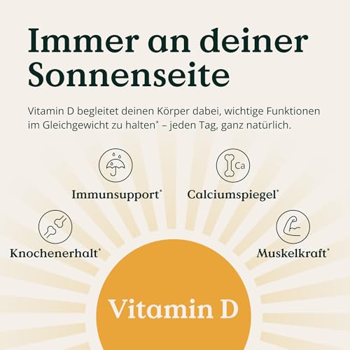 NATURE LOVE® Vitamin D3 5000 (50ml flüssig) - Laborgeprüfte 5000 I.E. pro Tropfen - in MCT-Öl aus Kokos - Vitamin D hochdosiert - hoch bioverfügbar, sehr hohe Stabilität - in Deutschland produziert
