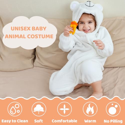 Disfraz Unisex Baby Bear con Capucha 2-36 Meses miniatura 5