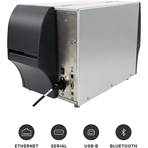 Zebra Zt411 Thermal Transfer And Direct Thermal Industrial Label Printer With Peeler - Ethernet, Bluetooth, Serial, Usb, Usb Host Connectivity - 203 Dpi, 14 Ips, 4.09" Print Width - Jttands #TOP1