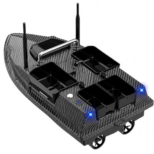 Bateau d'appât télécommandé à retour automatique et portée 500m