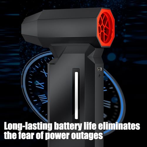 Souffleur portable haute vitesse pour éliminer la poussière incrustée avec LED intégrée - 4