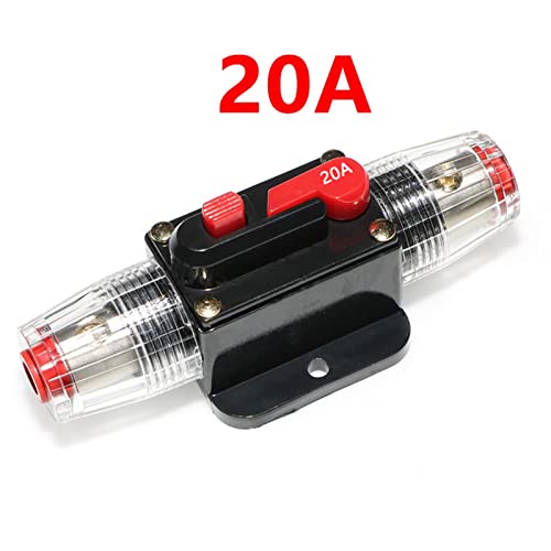 Disjoncteur 12V 60V réinitialisable multicolore de 20A à 100A - 6