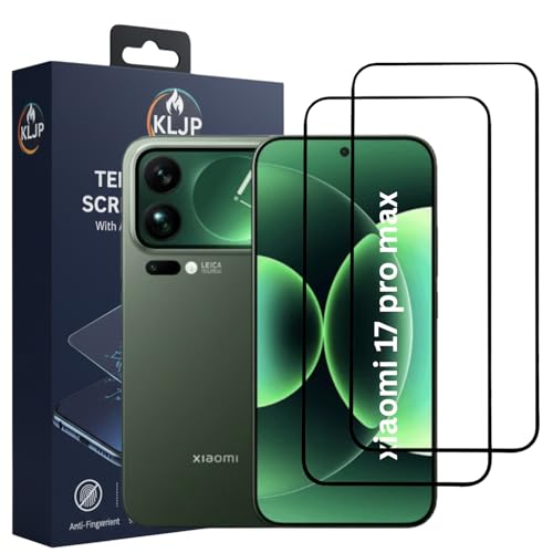 Image of Gorilla Tempered Glass For Xiaomi 17 Pro Max With Installation Kit | Edge to Edge Coverage | Black (Pack Of 2)