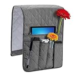 Kaelix Sofa Remote Control Holder Armchair Caddy – Non-Slip Couch Organizer for Remote, Phone, Glasses – 5 Pockets Arm Rest Organizer – Remote Control Holder for Sofa, Recliner, Couch
