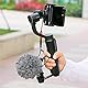 ULANZI PT-3 Triple Cold Shoe Mount Adapter Aluminium für Gimbal (DJI Osmo Mobile 2/3, Zhiyun, Feiyutech), Kamera und Smartphone Vlog Video Mikrofon Verlängerungsstange