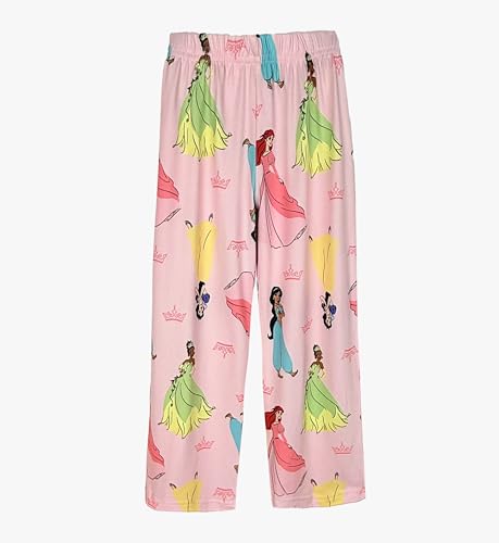 Disney Girls' Princess Pajama Set – 2-Piece Sleepwear, Long Sleeve Top and Pants3