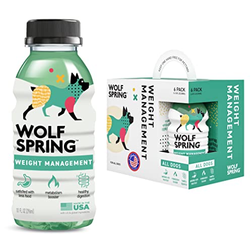 Wolf Spring Liquid Weight Management Dog Food Topper (6 Pack) ...